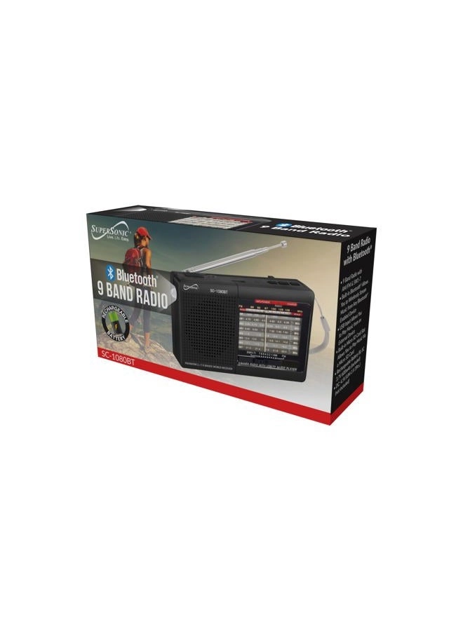 SC-1080BT - 9 Band Bluetooth Radio