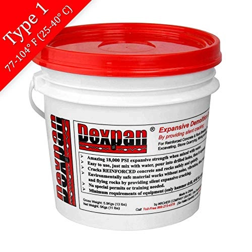 Expansive Demolition Grout - 11 Lb. Bucket