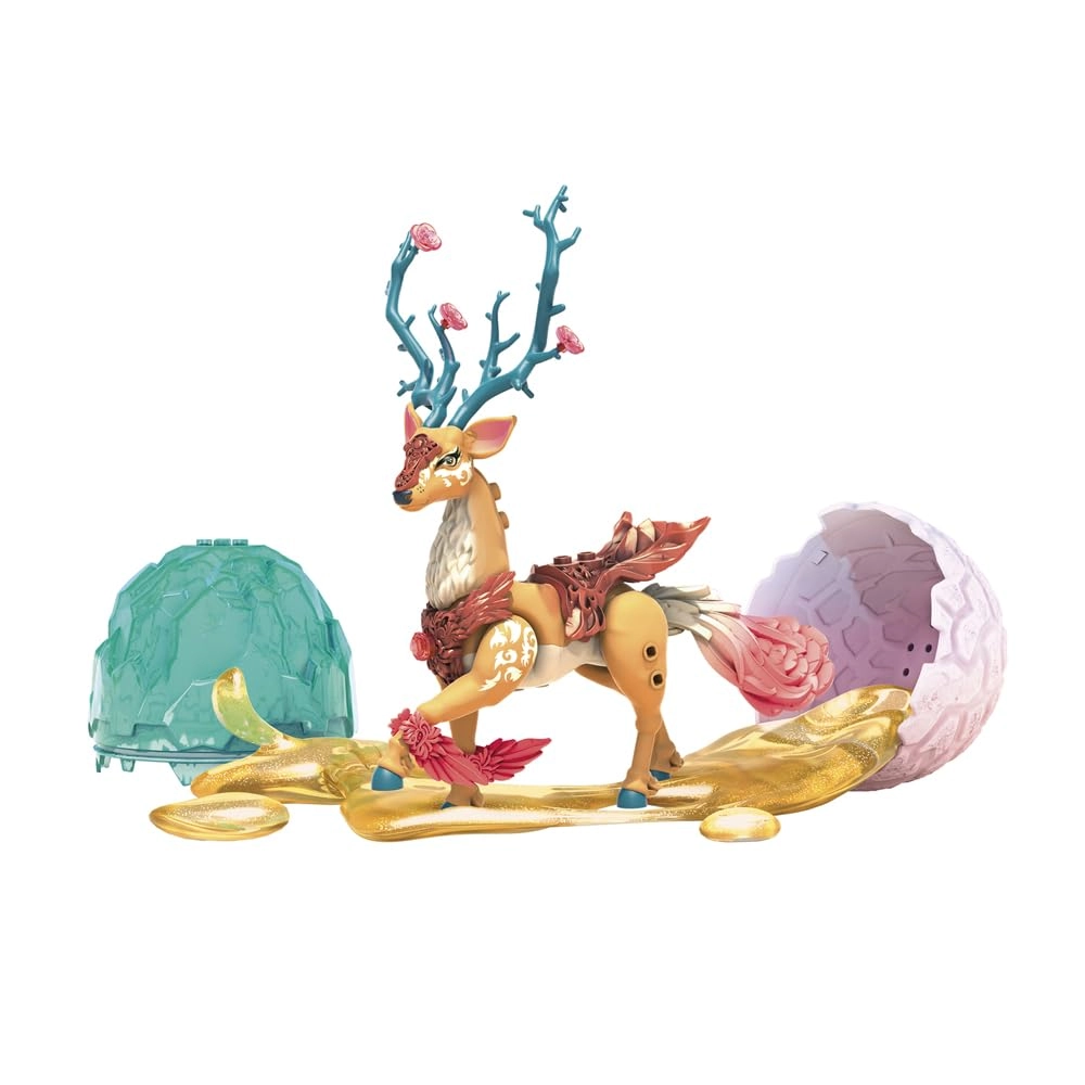 Mattel Rosestone Deer - Crystal Creatures - Crystal Creatures Blind Egg - 36 months Rosestone Deer (Crystal Creatures) 5 (GHW01-06)