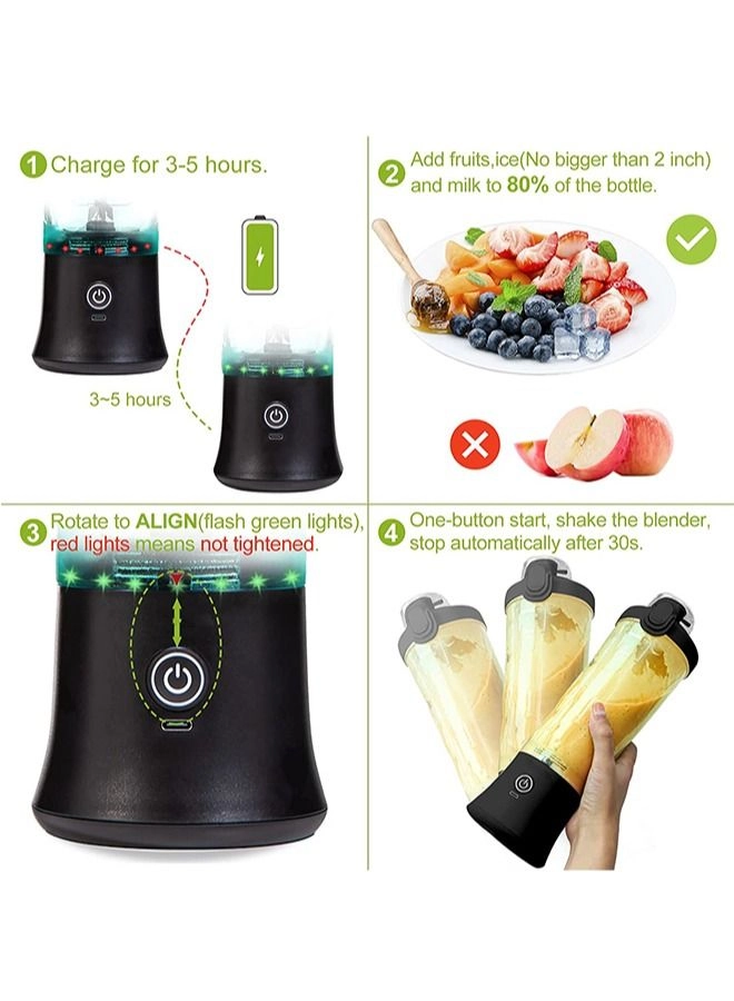 A9 - USB Rechargeable IPx67 Waterproof BPA Free