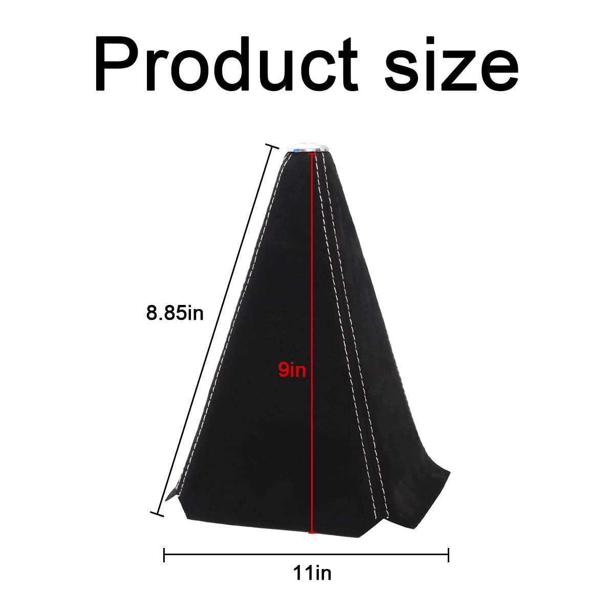Shift Boot Cover - Suede Black