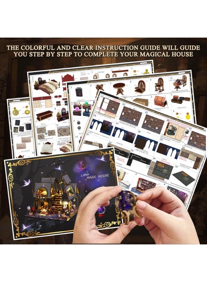 Luna's Magic House - DIY Miniature House Kit LED