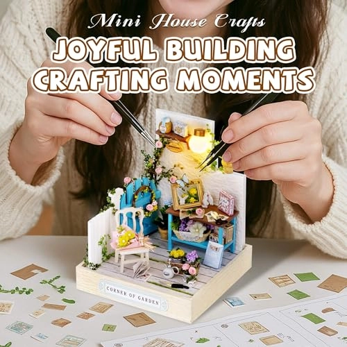 DIY Miniature House Kit - Vintage Coffee Shop