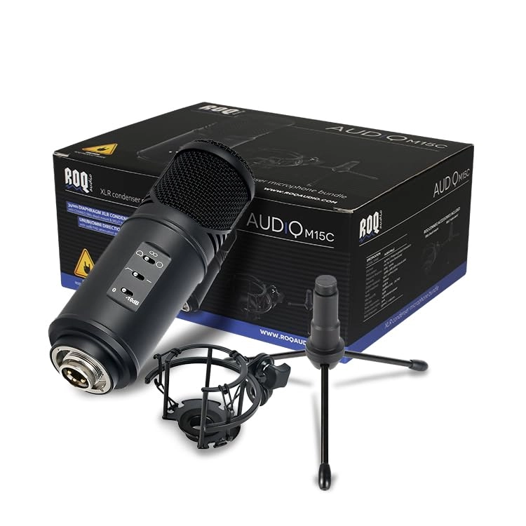 ROQ Audio M15C-B XLR Microphone