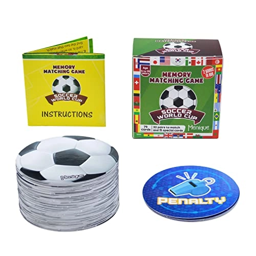 Soccer World Cup Game - Memory Matching 2 Games in 1