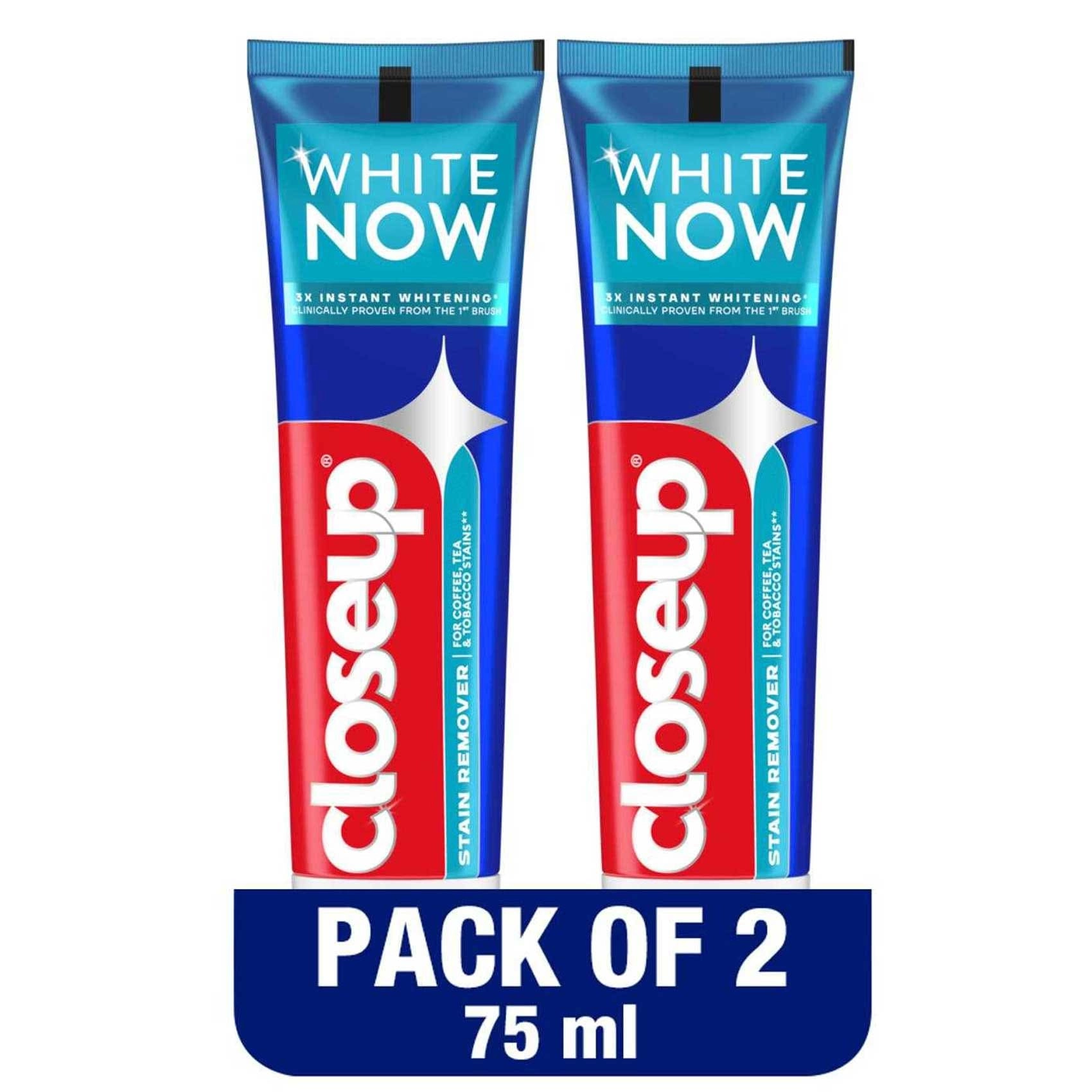 closeup White Now Stain Remover Toothpaste 6 years and younger 75ml