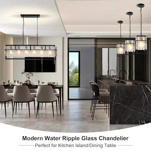 Large Rectangular Chandeliers