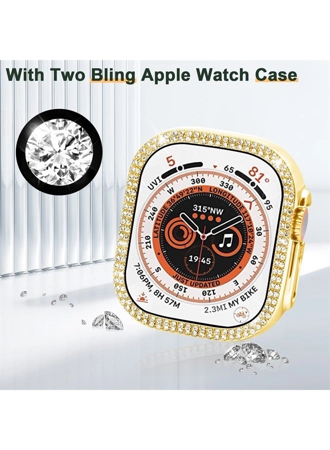 2 Pack Bling PC Protective Cover for Apple Watch Ultra - 49mm