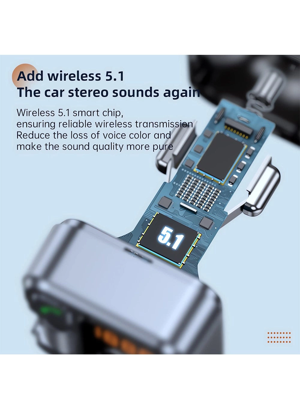 Car Bluetooth Adapter - Car Fast Charger MP3 Music Player