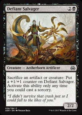 Wizards of the Coast Defiant Salvager 056/184 - Aether Revolt