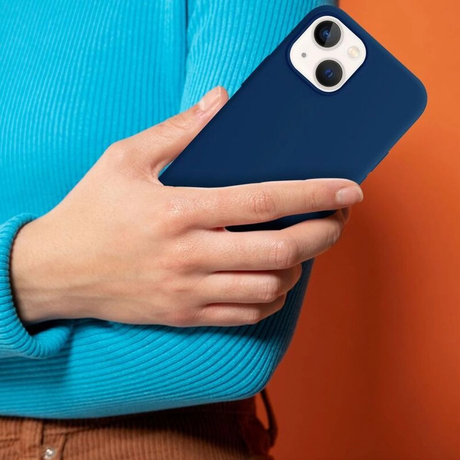 Tint Silicone Magsafe Case - Silicone, TPU and Microfiber Back Case for iPhone 14