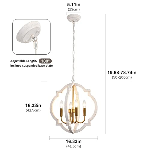 Crystal Chandelier - 59-inch adjustable chain