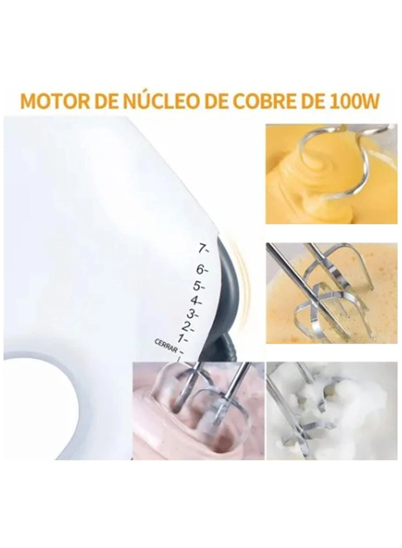 Super 7 Speed Hand Mixer - 200W