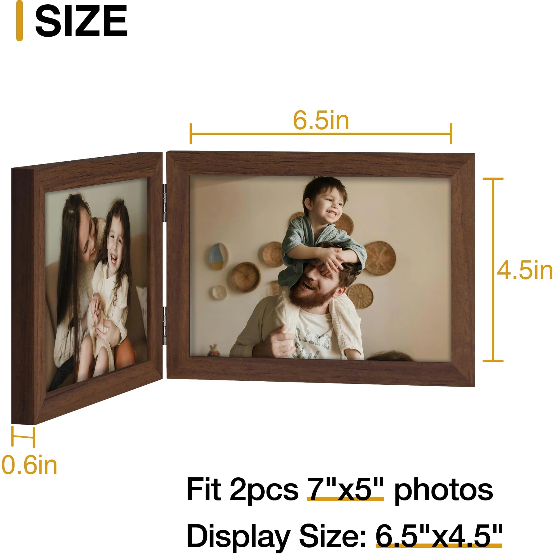 Double Picture Frame - 5x7 2