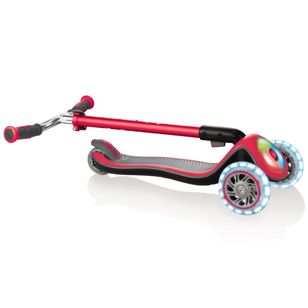 Elite Prime 3-Wheel Kick Scooter – 125mm LED Foldable