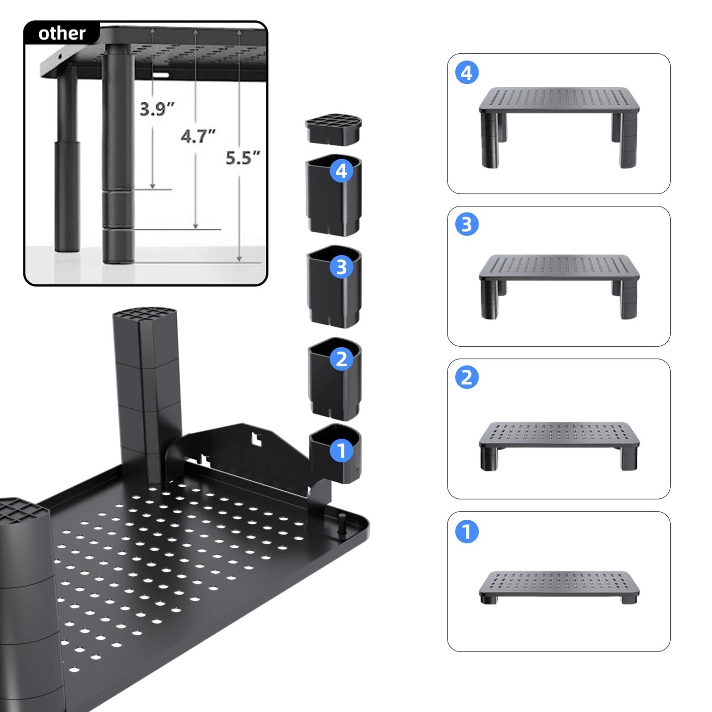 Monitor Stand Riser Pack