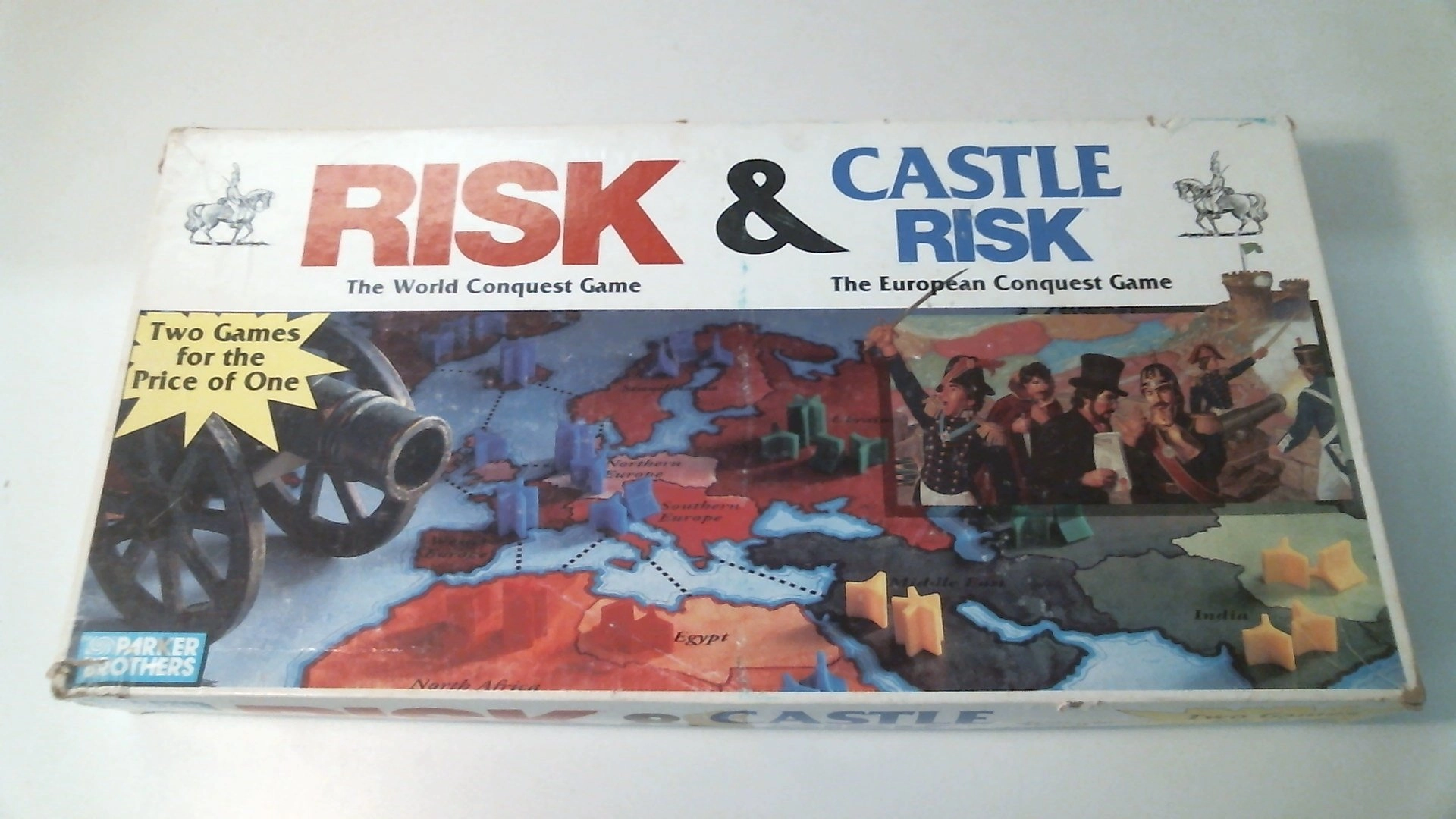 Parker Brothers Risk + Castle Risk