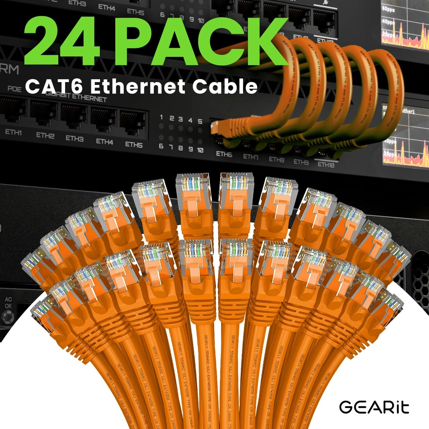 Cat 6 Ethernet Cable - 1.5 Feet
