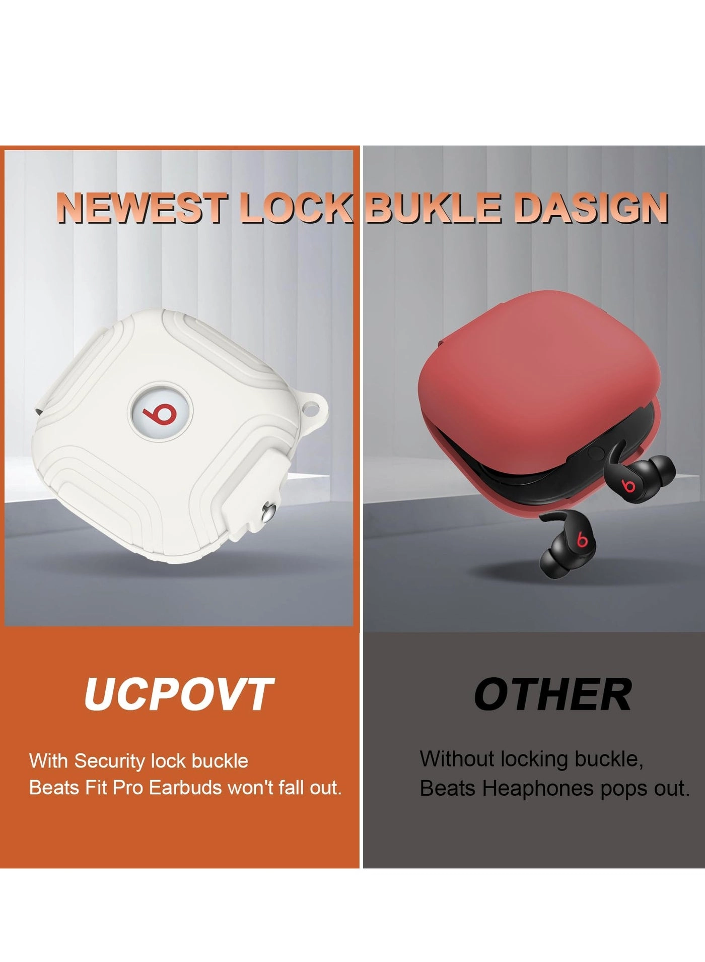 Beats Fit Pro Case - Shockproof Anti-Lost Lanyard