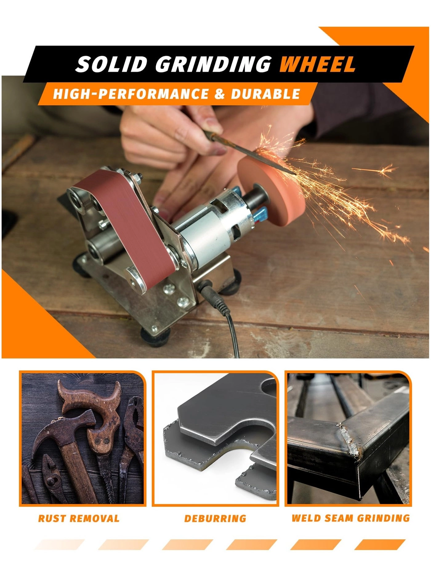 Mini Belt Sander - 15 Degree 7 Speed Kit