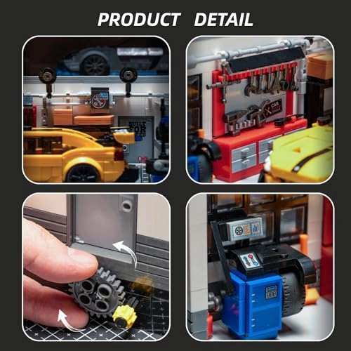 Display Classic Garage Building Set - Compatible with 8-Stud Chassis 14+