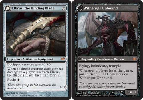 Magic: the Gathering Magic the Gathering Elbrus, the Binding Blade Withengar Unbound 147 - Dark Ascension