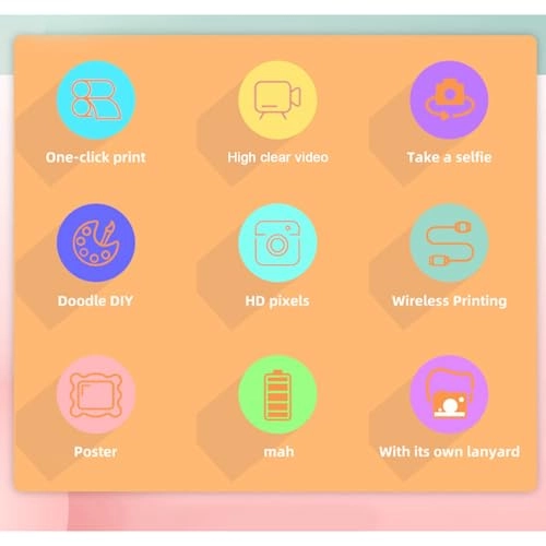 Instant Print Camera - 5.7*2. 5cm