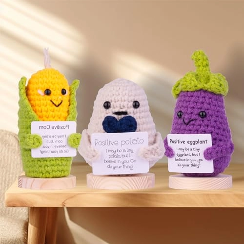 Pocket Hug Positive Potato - Pack of 3 Blue Pink Black