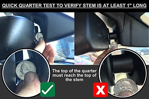 Radar Detector Mount - Aluminum Compatible with Uniden R7/R8