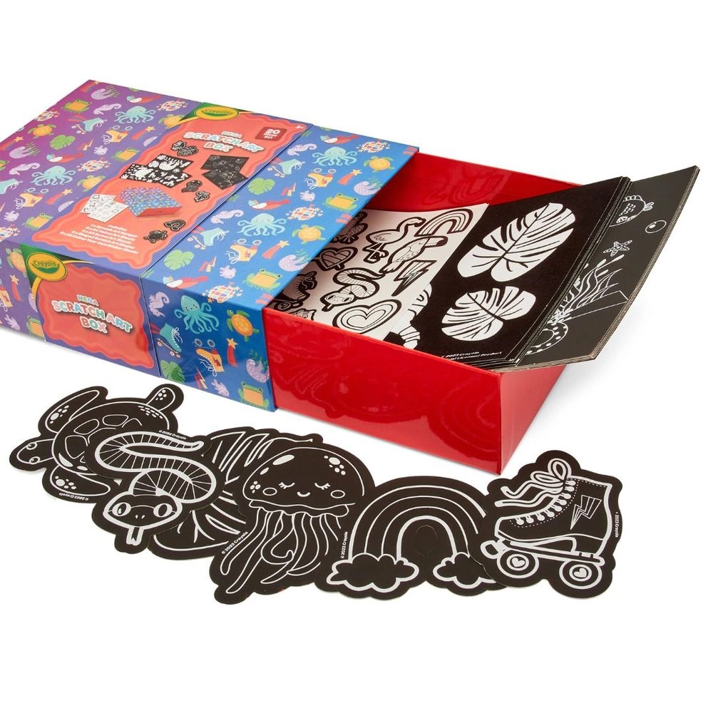 Scratch And Color Bumper Box - 20 pieces