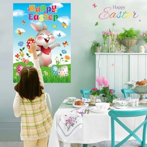 Pin The Tail on The Bunny Activity Sticker Book 24 pcs