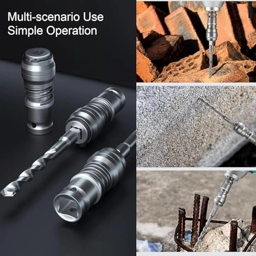 Rotary Hammer Adapter - 12 Volts Battery Powered Impact Bits