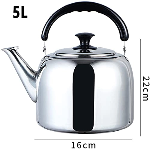 Whistling Tea Kettle - 304 stainless steel 5L