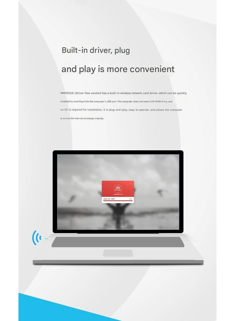 AX300 - 2.4GHz 5GHz USB WiFi 6