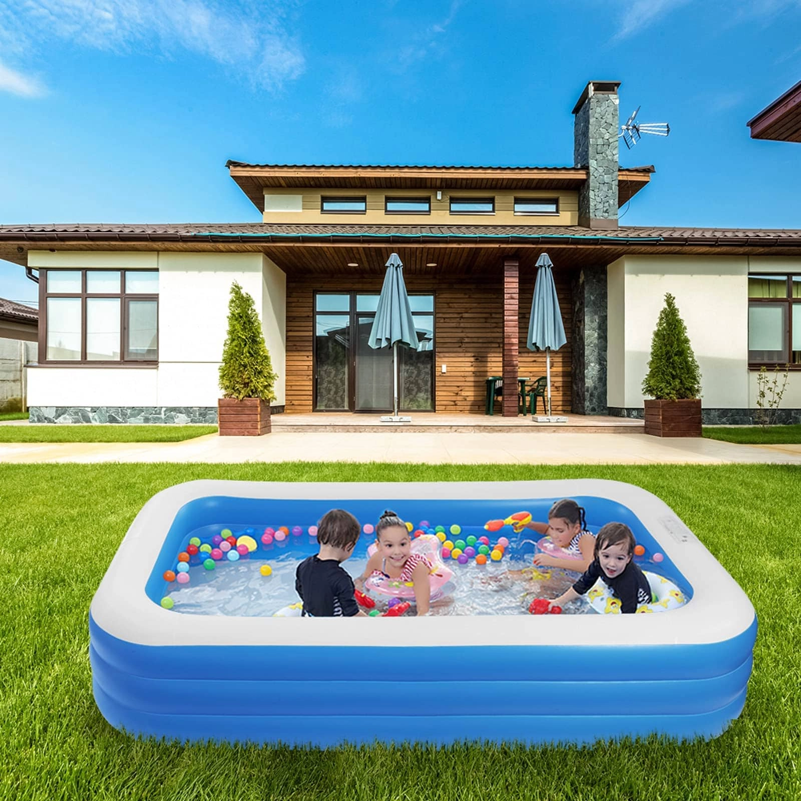 HEXAR Inflatable Swimming Pool