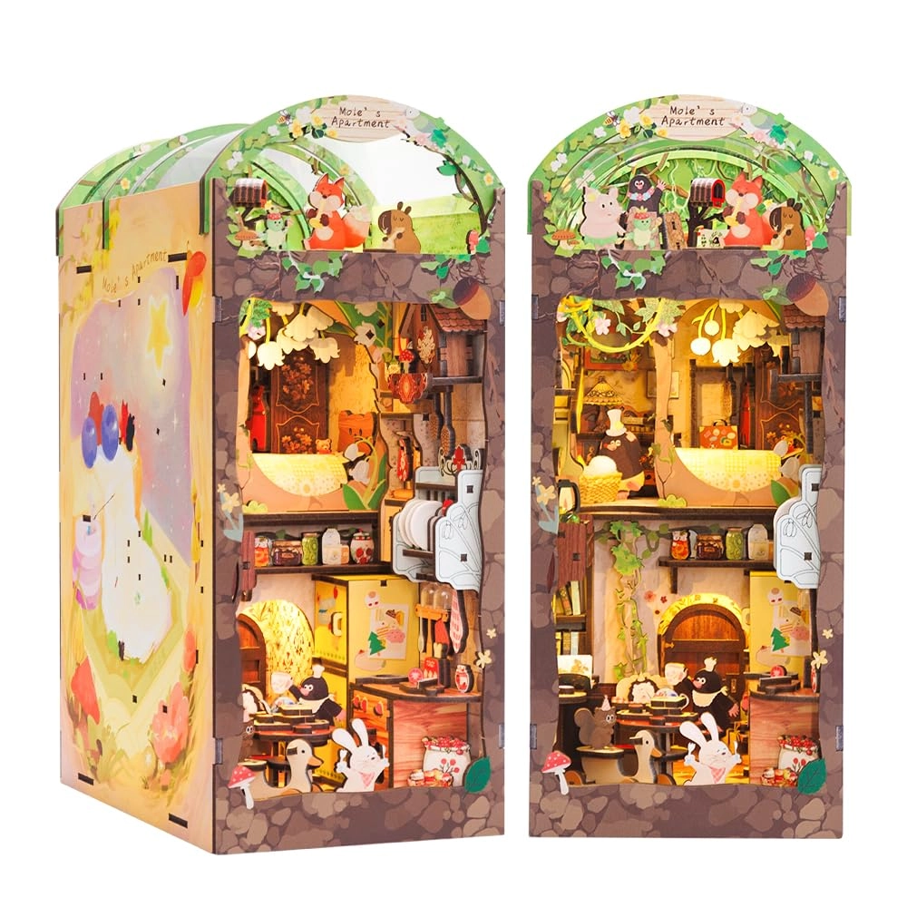 Book Nook Kit - DIY 3D Wooden Puzzle