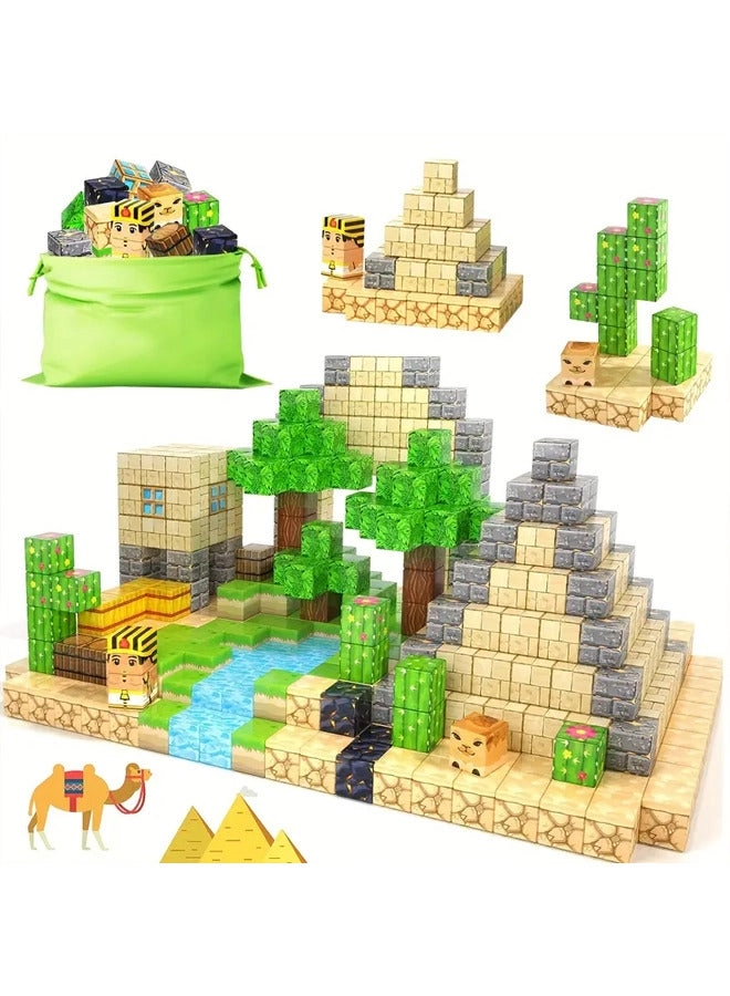 Magnetic Building Blocks - 100pcs