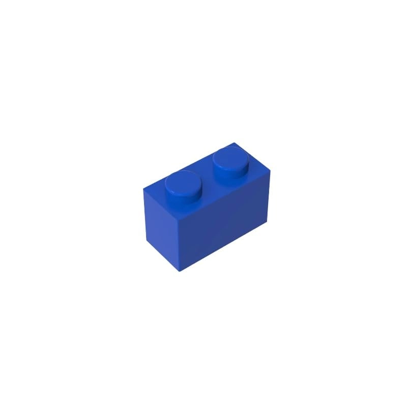 Brick 1x2 Without Bottom Tube - 50 pcs