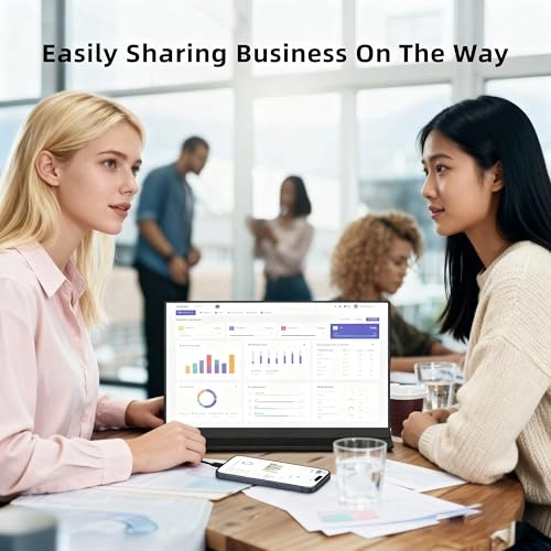 Portable Touch Screen Display - 15.6" Touch Screen 1080P 60Hz 15.6 Inches 1920 x 1080 Pixels