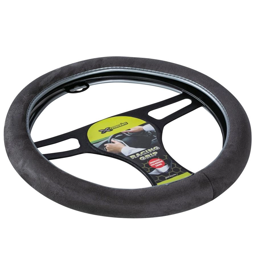 Racing Grip Leather Steering Wheel Cover