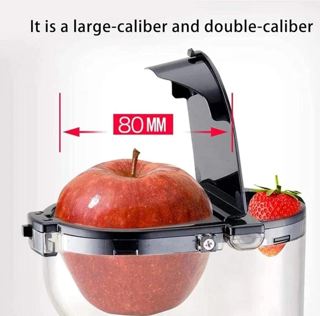 Slow Masticating Juicer Extractor - Wide Chute Quiet Motor BPA-Free