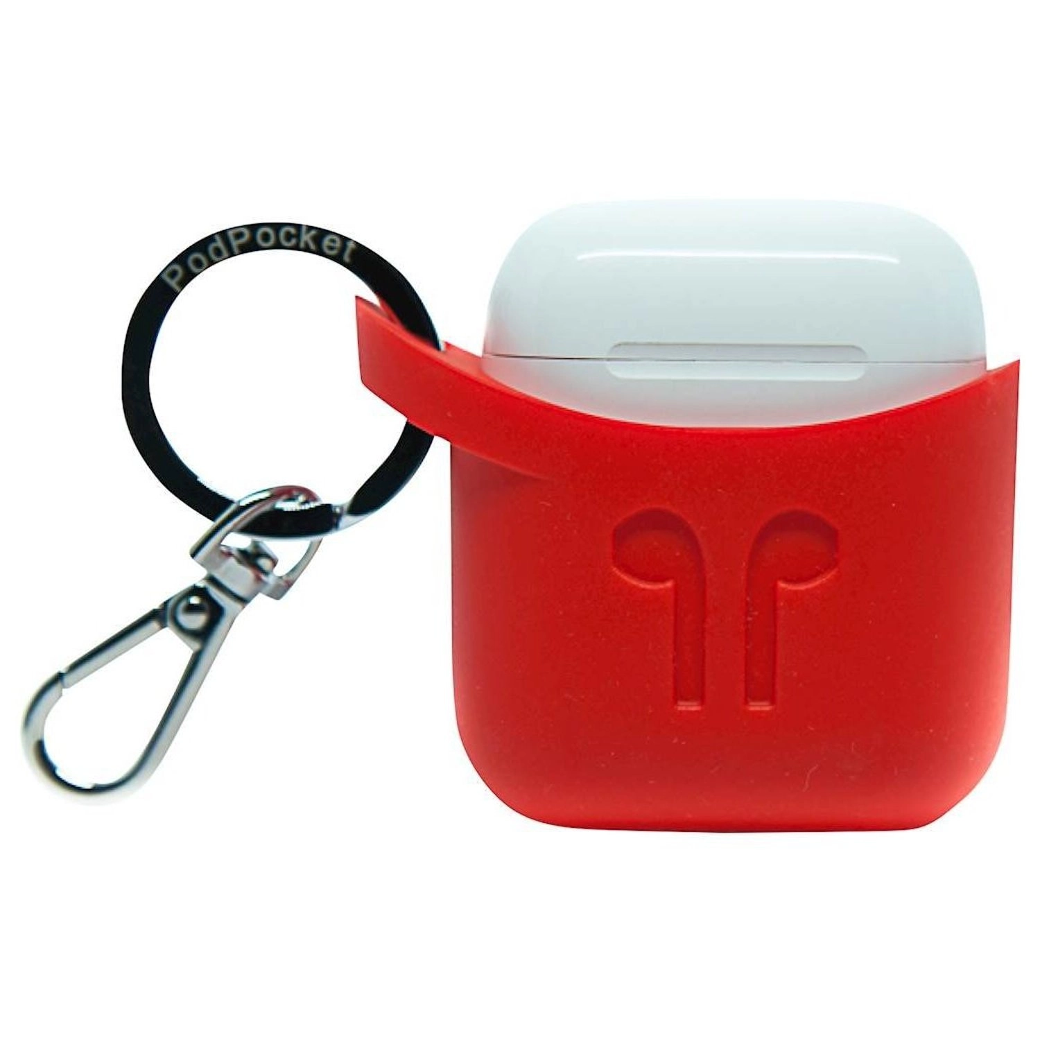 Case for Apple AirPods - Key ring slot Shock-absorbent
