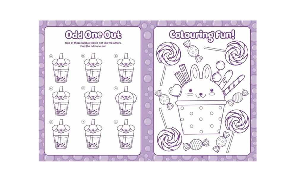Bubble Tea Activity Book - 3 +