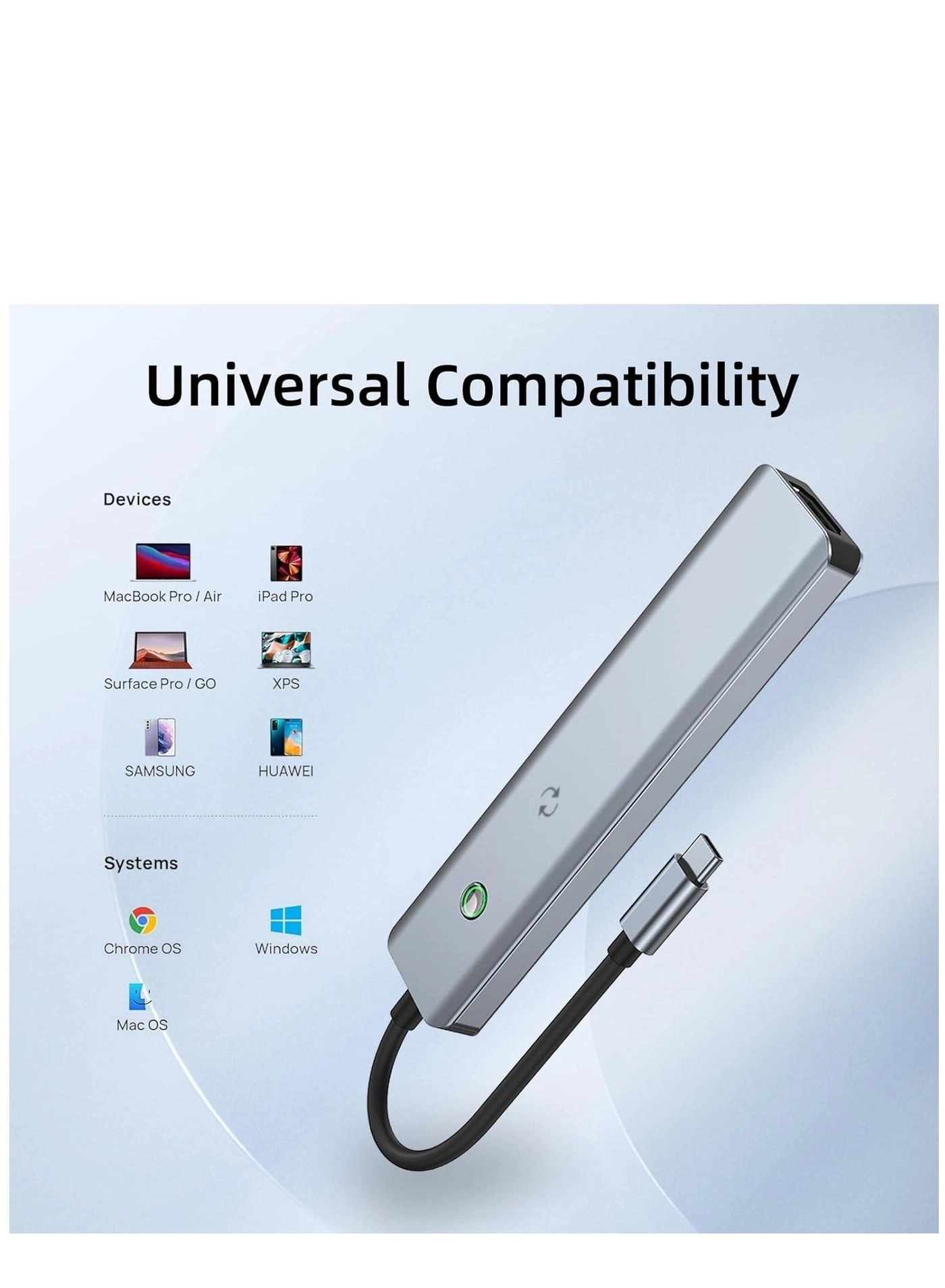 4K HDMI Dock Station - USB C Samsung/Huawei/MacBook/DELL/HP