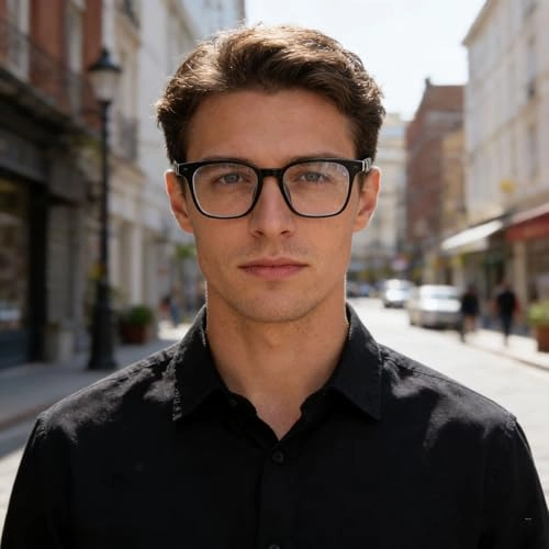 AI Translation Glasses - Bluetooth 5.4 Real-Time Translation UV400 Protection