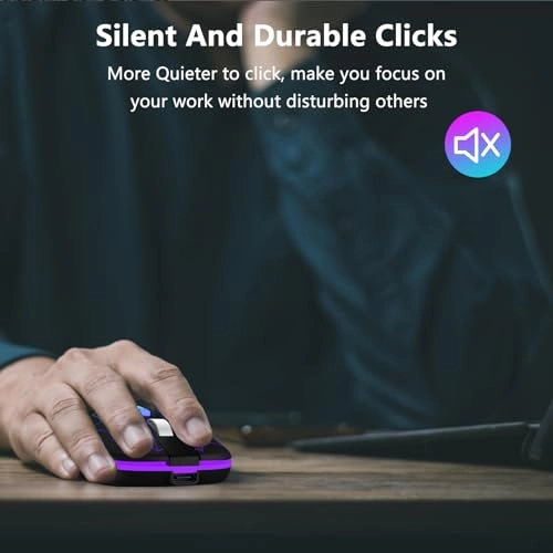 LED Slim Rechargeable Mouse - Wireless