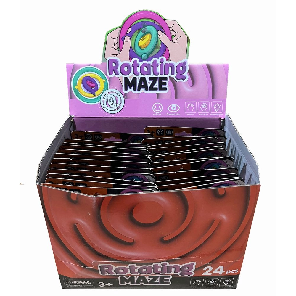 3D Rotating Maze Toy - Suitable for 3 years and above 1 Pc