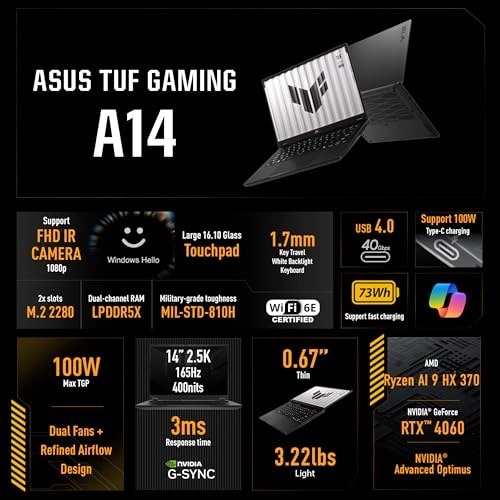 TUF Gaming A14 - 16'' 1TB 16GB Ryzen 9
