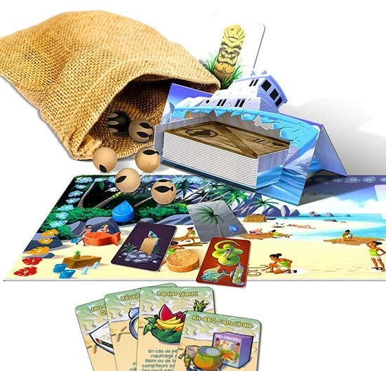 Galerapagos + Galerapagos: Tribes and Characters Expansion + Bottle Opener (French)