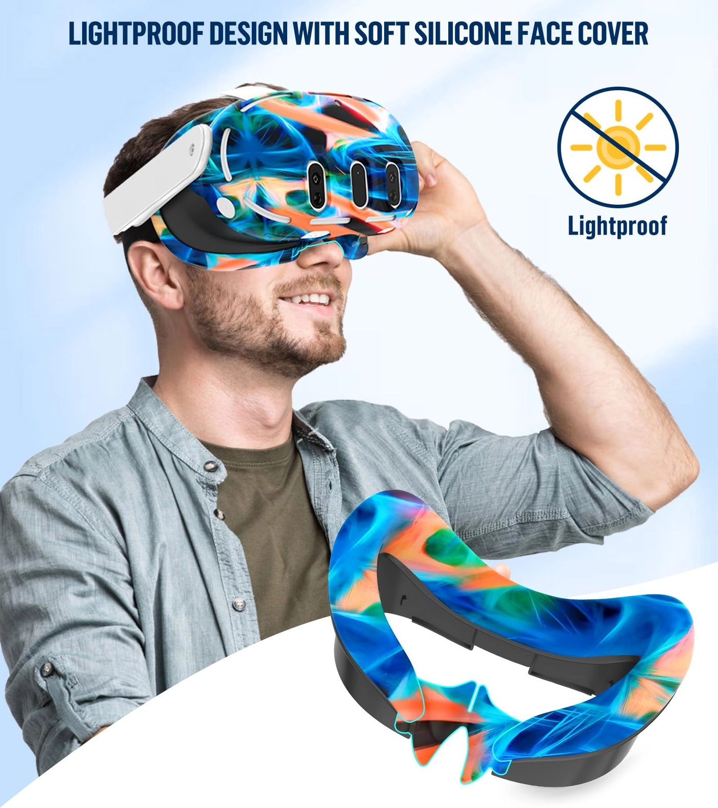 Silicone Cover Set - Compatible with Meta/Oculus Quest 3 Controller Grips